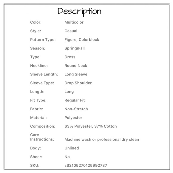 Color Block Figure abstract Graphic Oversized Sweatshirt Dress - Picture 7 of 8